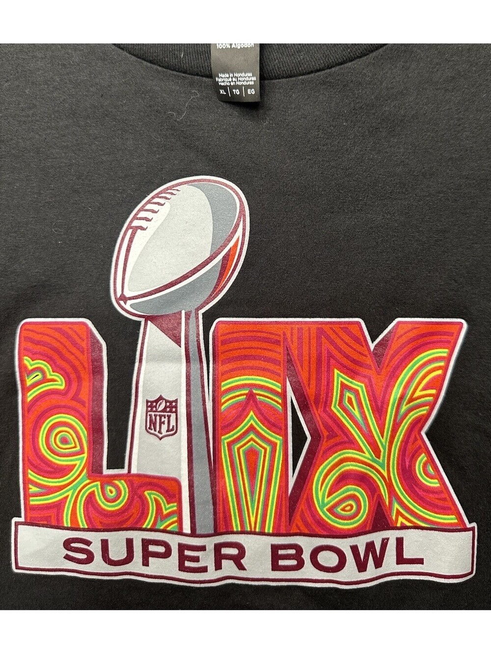 Super Bowl LIX 59 T Shirt Mens XL NFL Football Caesars Sportsbook Tee